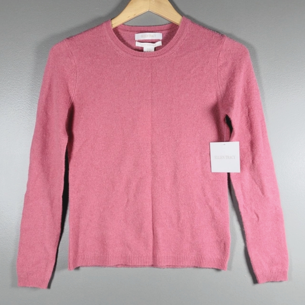 Ellen Tracy 100% Cashmere Sweater Size SX